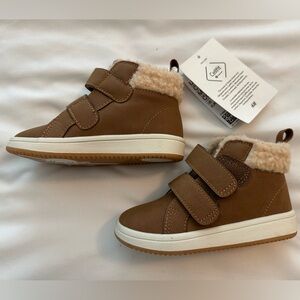 **NWT** H&M Brown Toddler Boots with Velcro